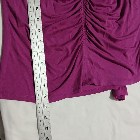 Veronica‎ Beard Women's Pink Ruched Top - Picture 8 of 8